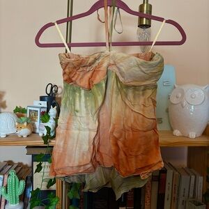 Boho Tie-Dye Camisole Top